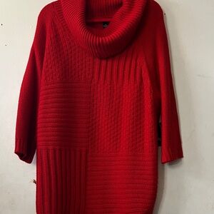 New Direction (new) Red Cowl Neck Sweater